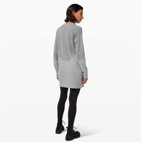 Lululemon/ 2021 Restful Intention/ Cashmere & Sherpa Blend Sweater Tunic - Picture 4 of 6